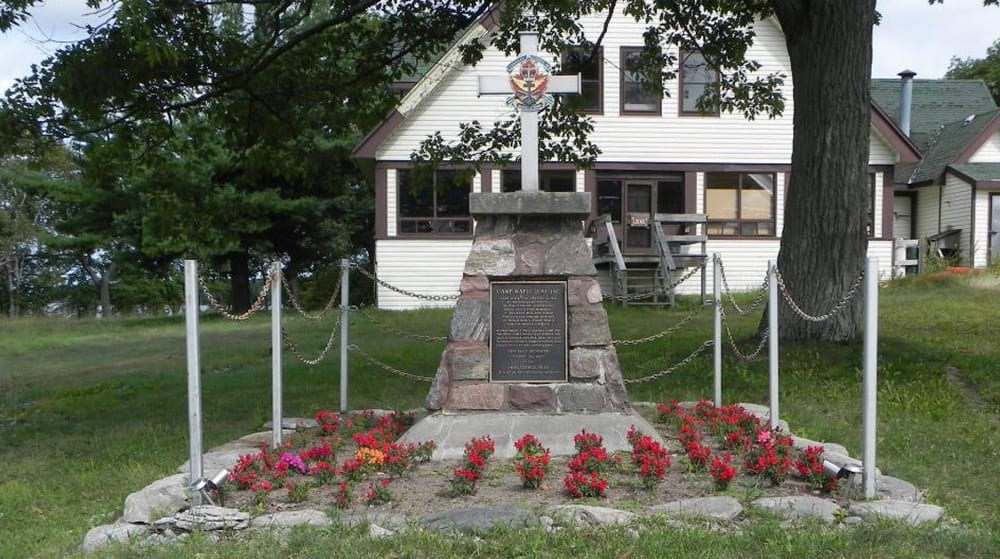 Memorial at Camp Maple Leaf